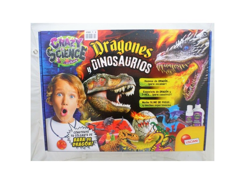 Научна Игра Lisciani Giochi Dragones y dinosaurios ES (6 броя)