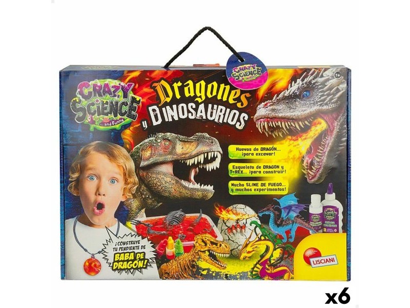 Научна Игра Lisciani Giochi Dragones y dinosaurios ES (6 броя)