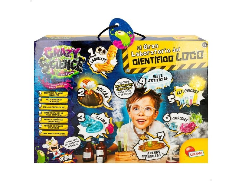 Научна Игра Lisciani Giochi El gran laboratorio del científico loco ES (4 броя)