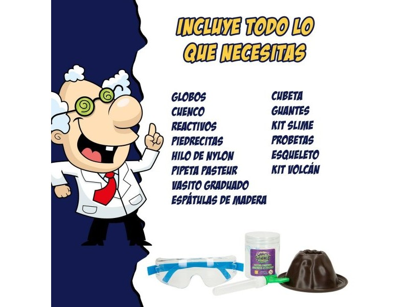 Научна Игра Lisciani Giochi El gran laboratorio del científico loco ES (4 броя)