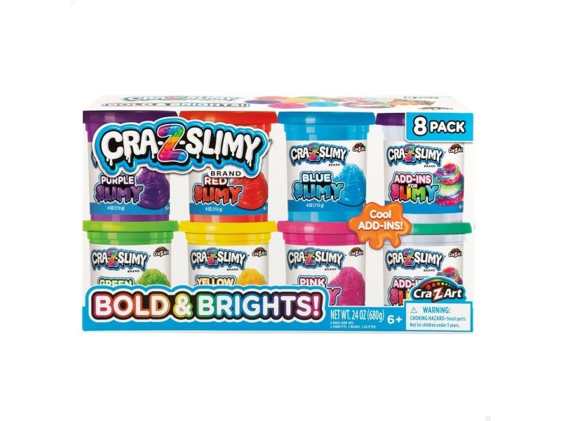 Игра от Пластелин Cra-Z-Art Bold&Brights (6 броя) Slime