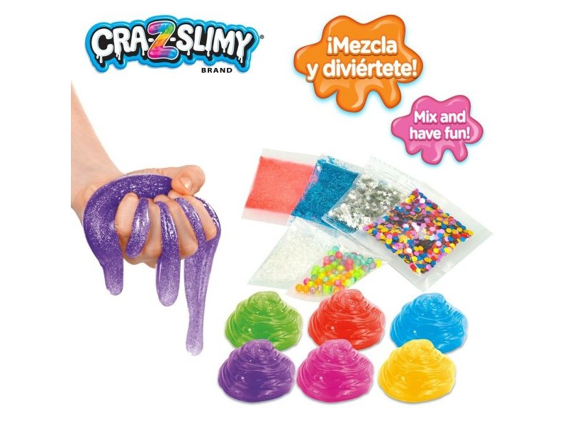 Игра от Пластелин Cra-Z-Art Bold&Brights (6 броя) Slime