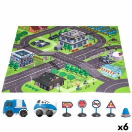 Подложка за игра Speed & Go Аксесоари Превозни Средства Магистрала Плат Пластмаса (6 броя)