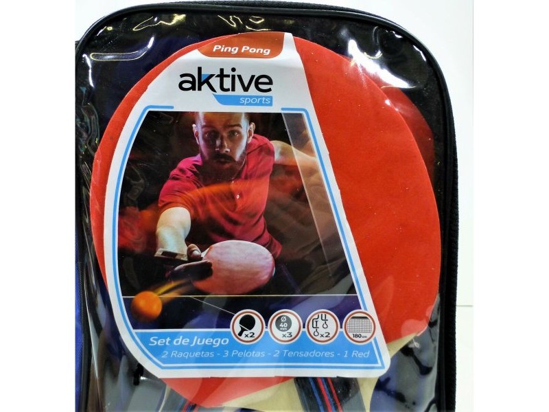 Комплект за пинг-понг Aktive 15 x 25,5 x 1 cm (6 броя)