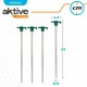 Колчета за къмпинг Aktive 25 cm 4 Части Ø 8 mm (24 броя)
