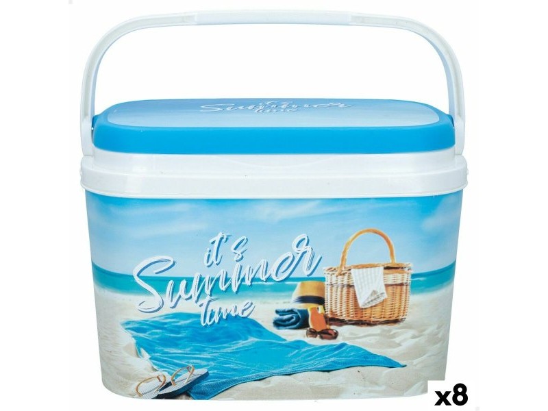Комплект за пинг-понг Aktive Summer Beach Пластмаса 6 L 29 x 20 x 19,5 cm (8 броя)