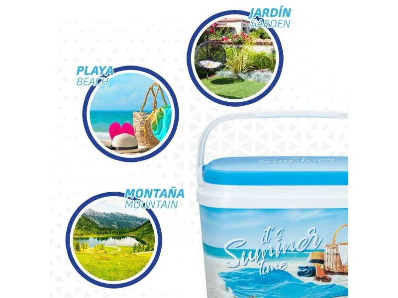 Комплект за пинг-понг Aktive Summer Beach Пластмаса 6 L 29 x 20 x 19,5 cm (8 броя)