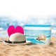 Комплект за пинг-понг Aktive Summer Beach Пластмаса 6 L 29 x 20 x 19,5 cm (8 броя)
