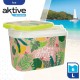 Комплект за пинг-понг Aktive Summer tropical Пластмаса 6 L 29 x 20 x 19,5 cm (8 броя)