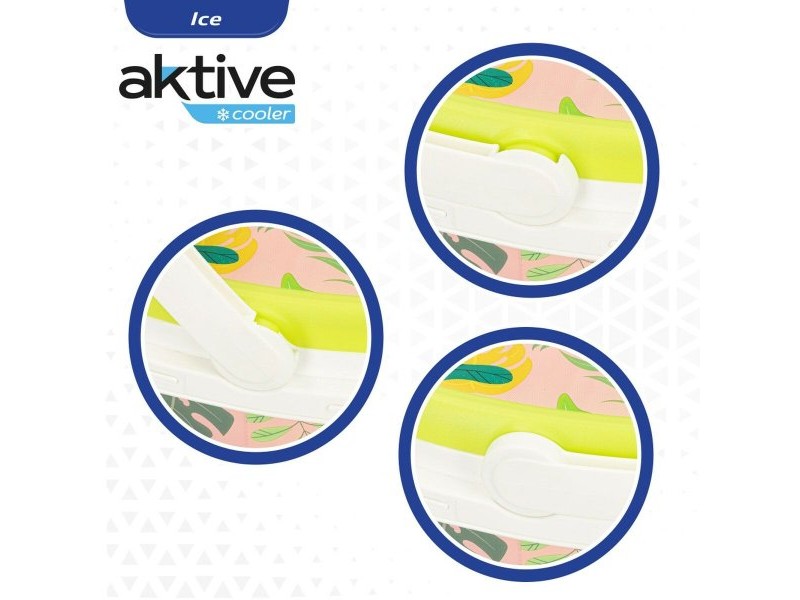 Комплект за пинг-понг Aktive Summer tropical Пластмаса 6 L 29 x 20 x 19,5 cm (8 броя)
