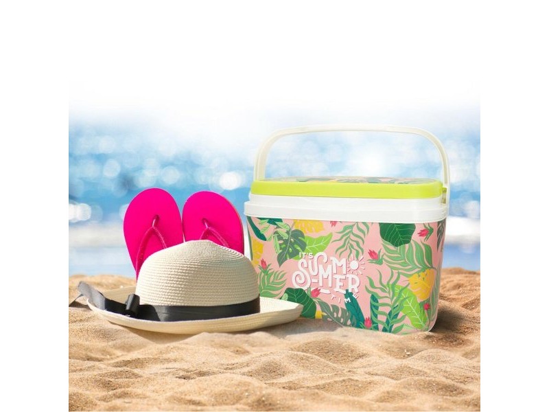 Комплект за пинг-понг Aktive Summer tropical Пластмаса 6 L 29 x 20 x 19,5 cm (8 броя)