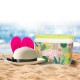 Комплект за пинг-понг Aktive Summer tropical Пластмаса 6 L 29 x 20 x 19,5 cm (8 броя)
