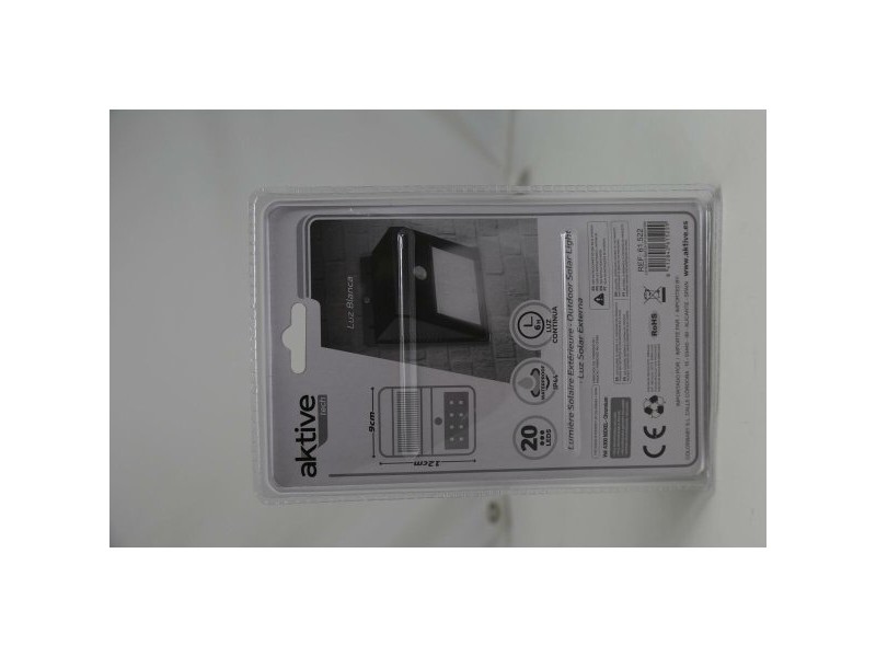 LED светлина със сензор за движение Aktive Пластмаса 9 x 12 x 5 cm (6 броя)