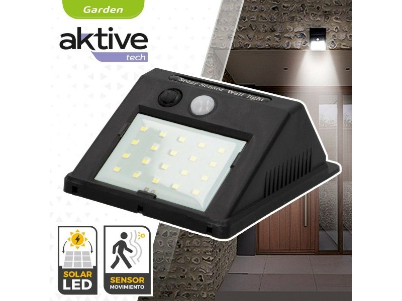 LED светлина със сензор за движение Aktive Пластмаса 9 x 12 x 5 cm (6 броя)