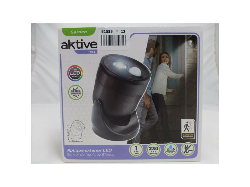LED светлина със сензор за движение Aktive Пластмаса 10,5 x 12,5 x 13,5 cm (12 броя) LED светлина със сензор за движение Aktive Пластмаса 10,5 x 12,5 x 13,5 cm (12 броя)