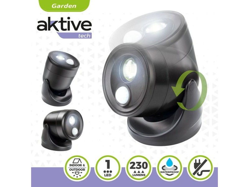 LED светлина със сензор за движение Aktive Пластмаса 10,5 x 12,5 x 13,5 cm (12 броя) LED светлина със сензор за движение Aktive Пластмаса 10,5 x 12,5 x 13,5 cm (12 броя)