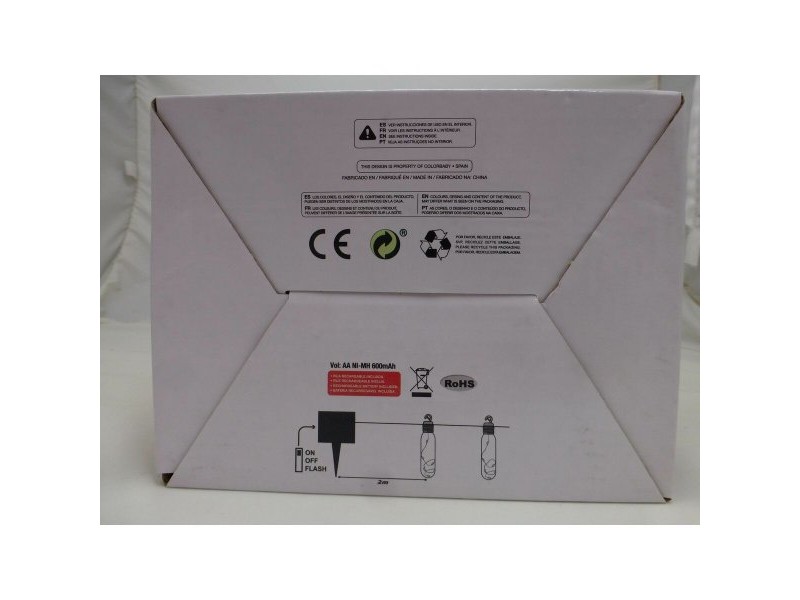 Гирлянда от LED Светлини Aktive LED 180 x 17,5 x 4 cm (6 броя)