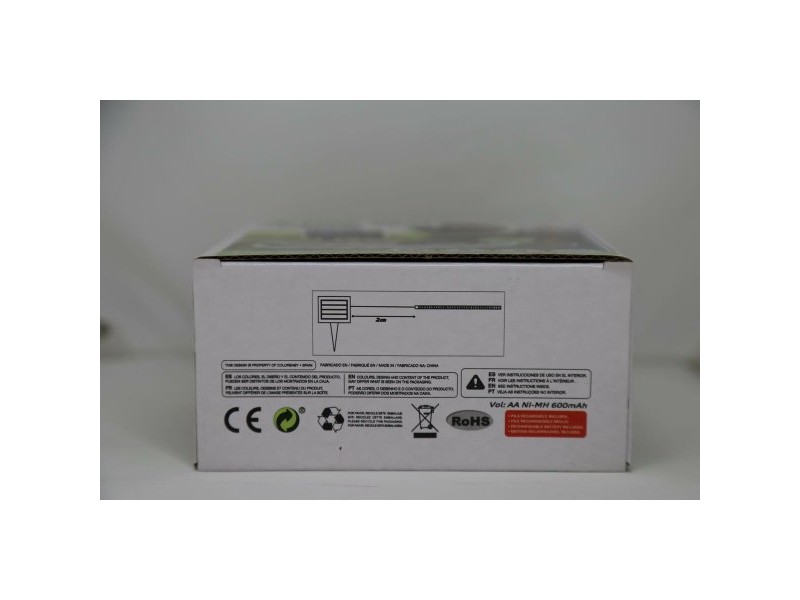 Лента за светлини Aktive LED Бял Градина 3 m (6 броя)
