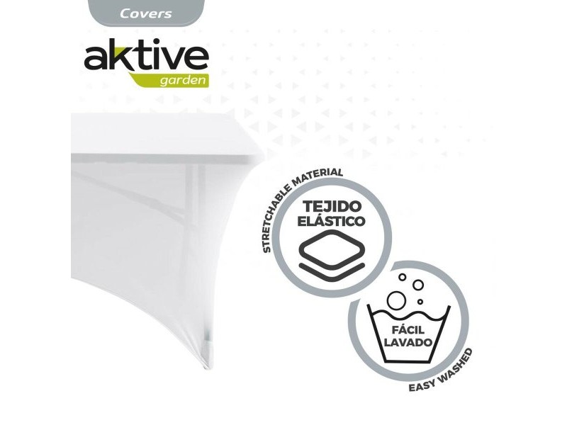 Защитен калъф Aktive Бял 122 x 76 x 61 cm Маса Аксесоари Превозни Средства Магистрала (6 броя)