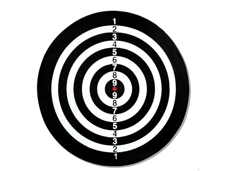 мишена Aktive 29 x 29 x 1,5 cm (12 броя)