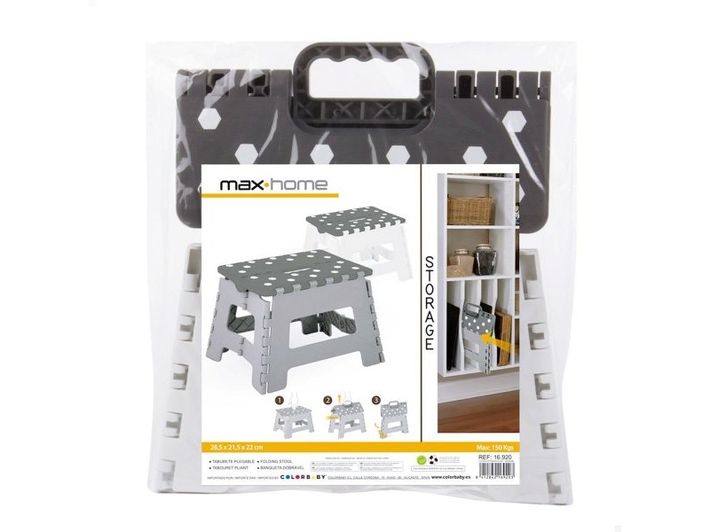 Сгъваема Табуретка Max Home 28,5 x 21,5 x 22 cm