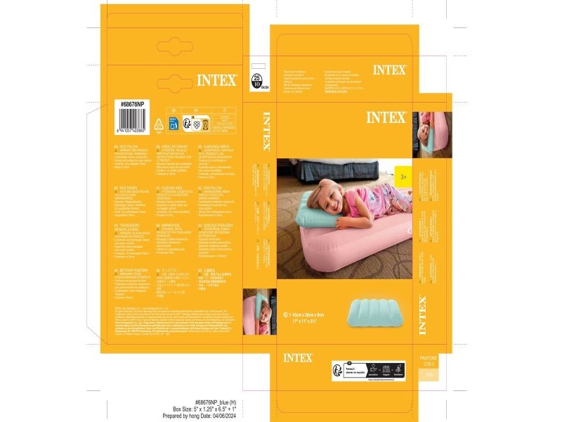 Въздушна възглавница Intex 43 x 9 x 28 cm (24 броя)