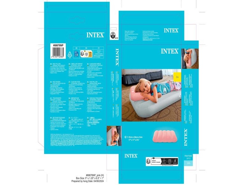 Въздушна възглавница Intex 43 x 9 x 28 cm (24 броя)