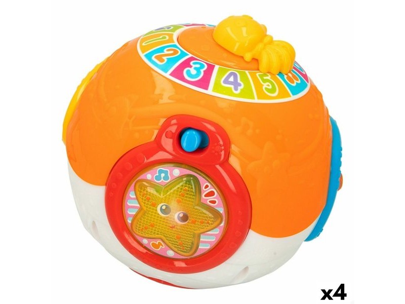 Музикална Играчка Winfun 15 x 15 cm (4 броя) Pall