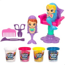 Игра от Пластелин Cra-Z-Art Softee Dough Коса sirenas (4 броя)