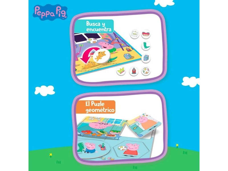 Образователна Игра Peppa Pig Edu Games Collection 24,5 x 0,2 x 24,5 cm (6 броя) 10 в 1