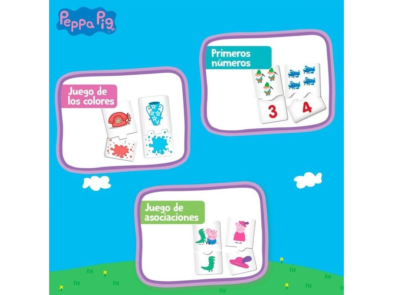 Образователна Игра Peppa Pig Edu Games Collection 24,5 x 0,2 x 24,5 cm (6 броя) 10 в 1