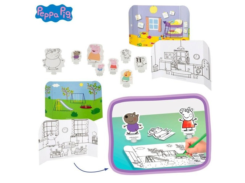 Образователна Игра Peppa Pig 23 x 31 x 9 cm (6 броя)