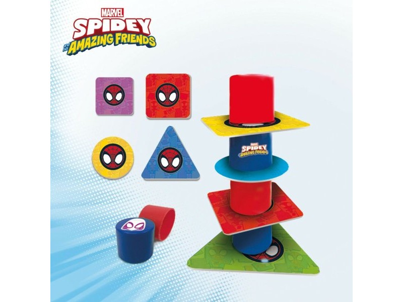 Образователна Игра Spidey 24,5 x 0,2 x 24,5 cm (6 броя) 10 в 1