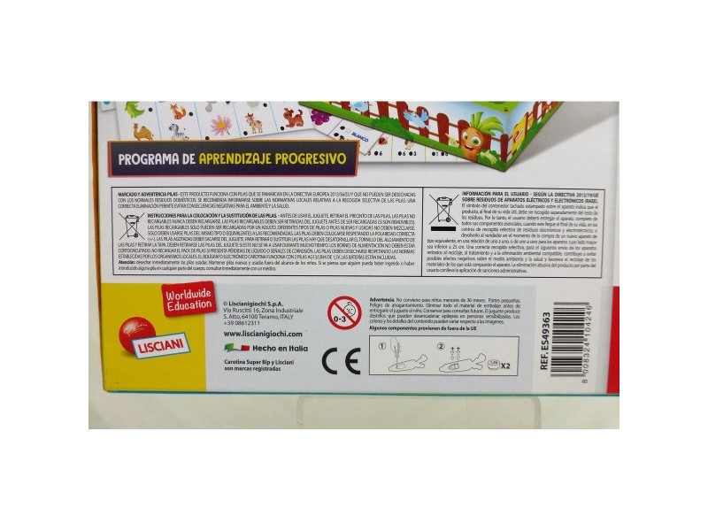 Образователна Игра Lisciani Giochi 1000 preguntas 27 x 6 x 27 cm ES (6 броя)