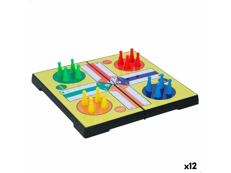 Парчези CB Games 20 x 2 x 20 cm Магнитна Пътуване (18 Части) (12 броя)
