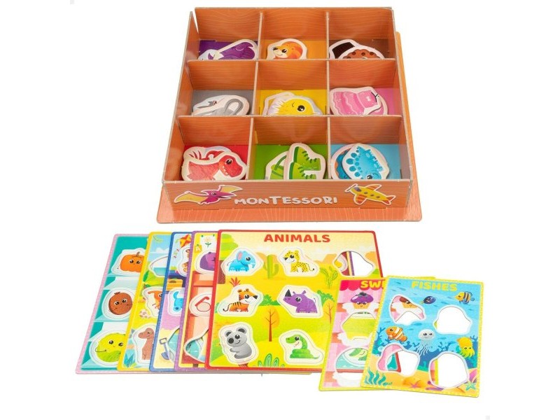 Образователна Игра Lisciani Giochi 26 x 6 x 26 cm цвята Метод Монтесори 61 Части (6 броя)