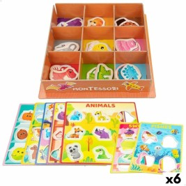 Образователна Игра Lisciani Giochi 26 x 6 x 26 cm цвята Метод Монтесори 61 Части (6 броя)