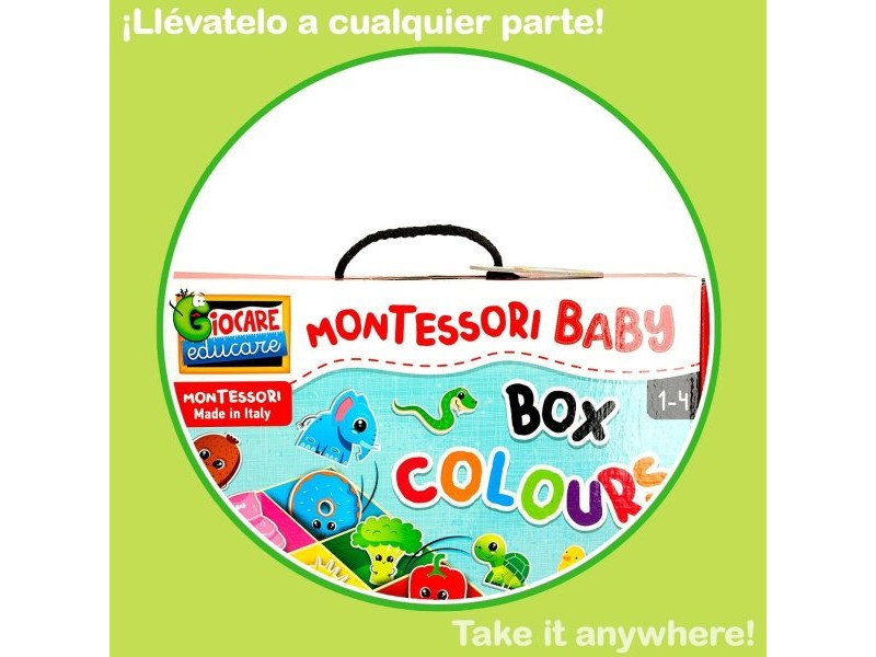 Образователна Игра Lisciani Giochi 26 x 6 x 26 cm цвята Метод Монтесори 61 Части (6 броя)
