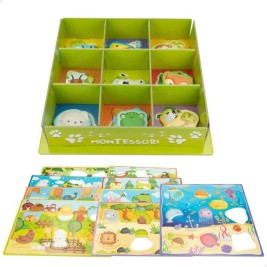 Образователна Игра Lisciani Giochi 26 x 6 x 26 cm Животни Метод Монтесори 67 Части (6 броя)