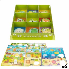 Образователна Игра Lisciani Giochi 26 x 6 x 26 cm Животни Метод Монтесори 67 Части (6 броя)