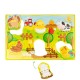 Образователна Игра Lisciani Giochi 26 x 6 x 26 cm Животни Метод Монтесори 67 Части (6 броя)