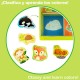 Образователна Игра Lisciani Giochi 26 x 6 x 26 cm Животни Метод Монтесори 67 Части (6 броя)