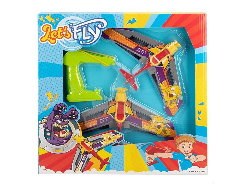 Самолет Colorbaby Let's Fly грънчар 14,5 x 3,5 x 25 cm (6 броя)