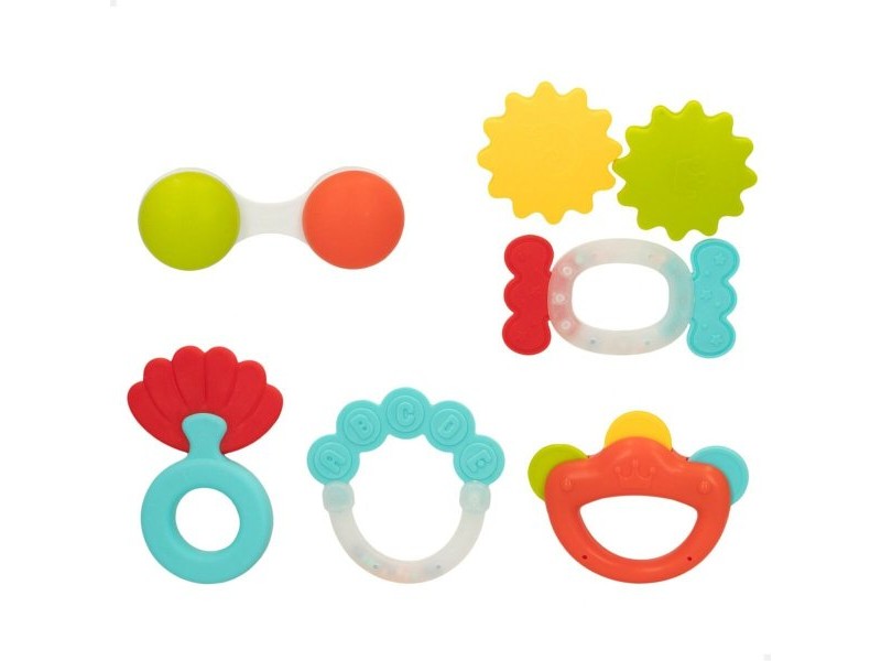 Комплект дрънкалки Colorbaby 6 Части 12,5 x 1,5 x 6,5 cm (6 броя)