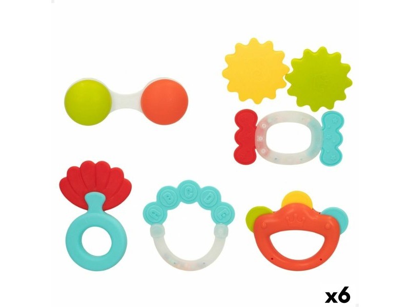 Комплект дрънкалки Colorbaby 6 Части 12,5 x 1,5 x 6,5 cm (6 броя)