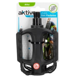 Педали Aktive 11 x 3 x 8 cm Колело 2 Части Черен 24 броя