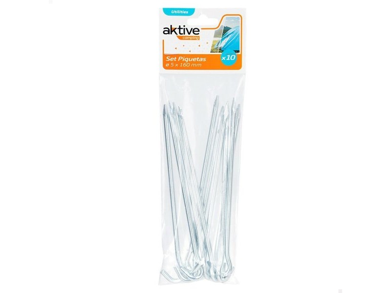 Колчета за къмпинг Aktive (24 броя) 10 Части 160 mm Ø 5 mm