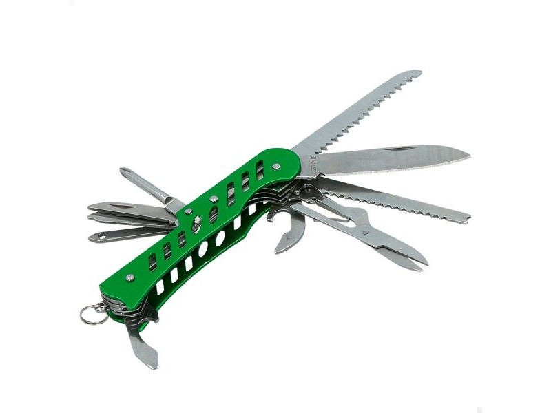 Многофункционален Aktive Зелен Къмпинг 2,5 x 9 x 1,2 cm (24 броя)