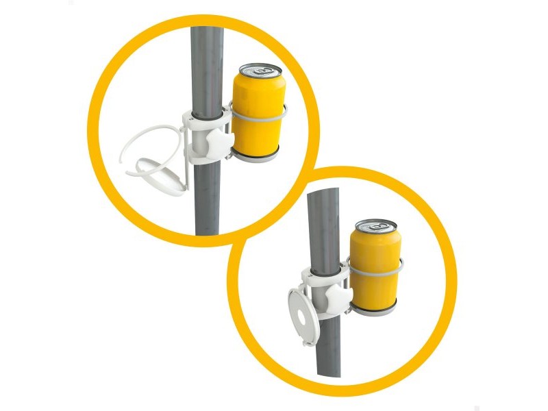 Поставка за Чаши за Чадър Aktive 23 x 12 x 8 cm (24 броя)