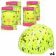 Комплект за Спортна Защита Colorbaby Neon Cali Vibes Жълт (4 броя)